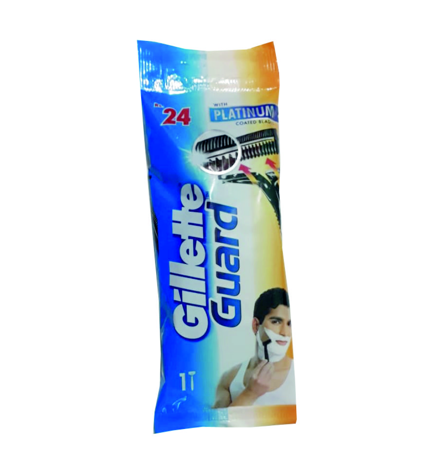 Gillette Guard Razor with Platinum Coated Blade Rs. 24 | Pack of 10